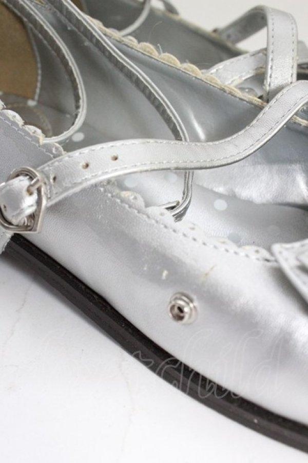 画像9: Angelic Pretty / Tea Partyシューズ LL シルバー T-26-02-24-074-AP-SH-SA-ZT (9)