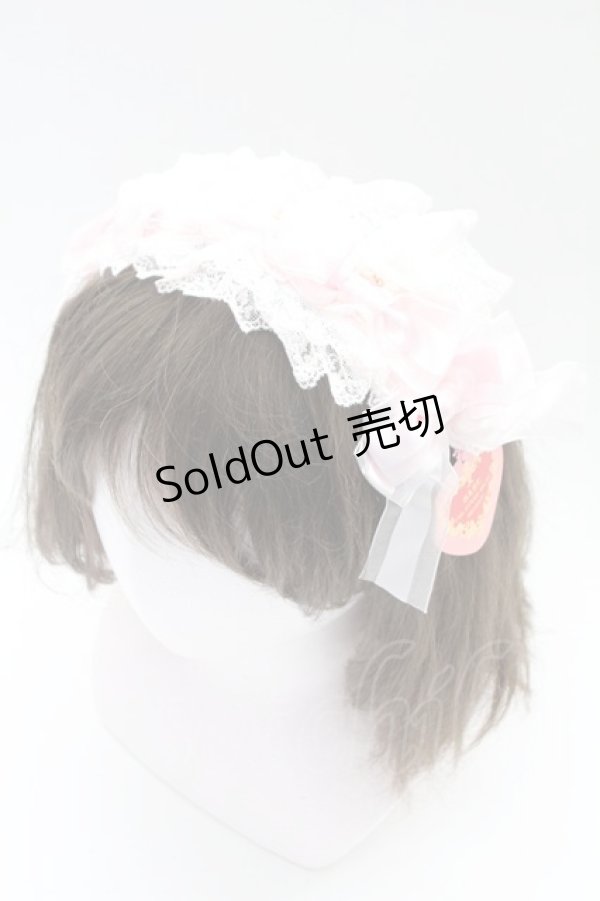 画像1: BABY,THE STARS SHINE BRIGHT / Junoの祝福と鳥たちのAriaリボンカチューシャ  ピンク T-26-02-24-013-BA-AC-SA-ZT633-F004 (1)