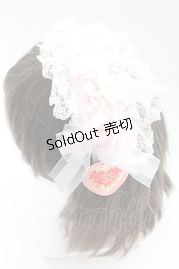 画像2: BABY,THE STARS SHINE BRIGHT / Junoの祝福と鳥たちのAriaリボンカチューシャ  ピンク T-26-02-24-013-BA-AC-SA-ZT633-F004 (2)