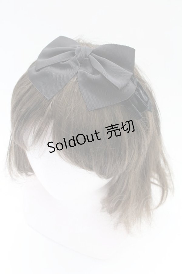 画像1: Shirley Temple / ダブルリボンカチューシャ  黒 T-26-02-24-017-ET-AC-SA-ZT633-F005 (1)