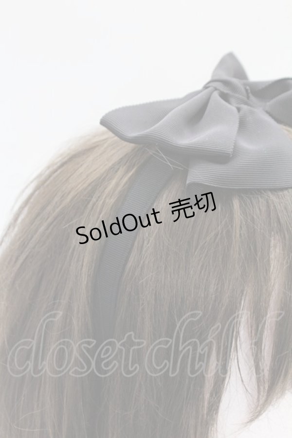 画像4: Shirley Temple / ダブルリボンカチューシャ  黒 T-26-02-24-017-ET-AC-SA-ZT633-F005 (4)