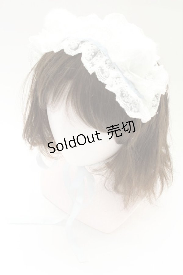 画像1: Chalmiere / ハッピードリームキティヘッドドレス  サックスＸ白 T-26-02-24-020-0-AC-SA-ZT633-F004 (1)