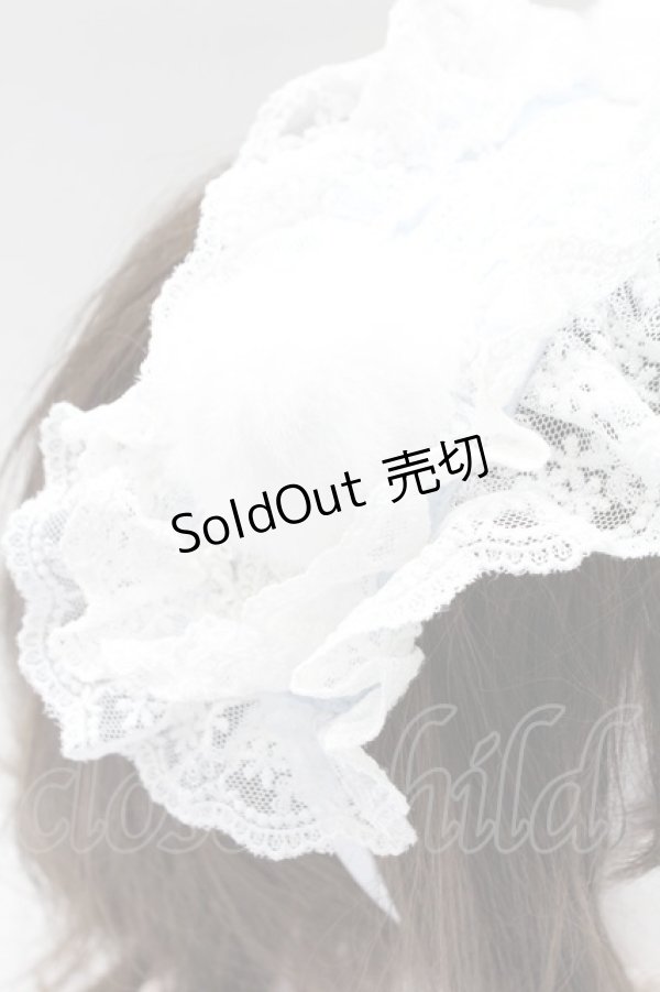 画像3: Chalmiere / ハッピードリームキティヘッドドレス  サックスＸ白 T-26-02-24-020-0-AC-SA-ZT633-F004 (3)