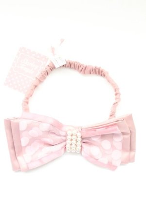 画像: Shirley Temple / ドットリボンヘアバンド  ピンク T-26-02-24-022-ET-AC-SA-ZT