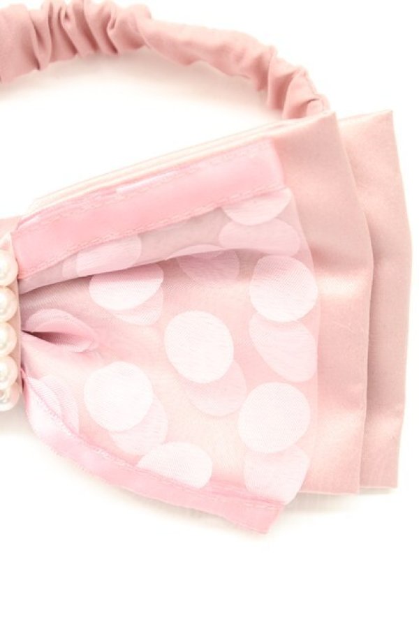 画像3: Shirley Temple / ドットリボンヘアバンド  ピンク T-26-02-24-022-ET-AC-SA-ZT (3)