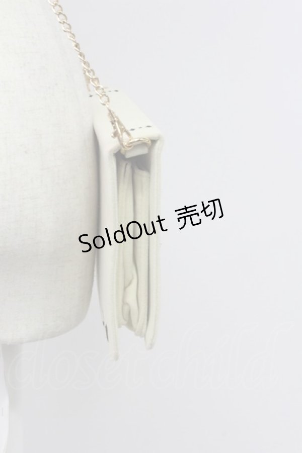 画像3: Fi.n.t / トランプチェーンバッグ  アイボリー×クロ T-26-02-25-016-CA-BG-OW-ZT (3)