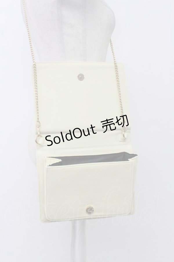 画像7: Fi.n.t / トランプチェーンバッグ  アイボリー×クロ T-26-02-25-016-CA-BG-OW-ZT (7)