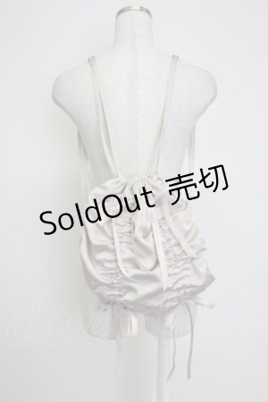 画像: Fi.n.t / ドロストリボンナップサック  公式色展開ピンク T-26-02-25-003-CA-BG-IG-ZTK038