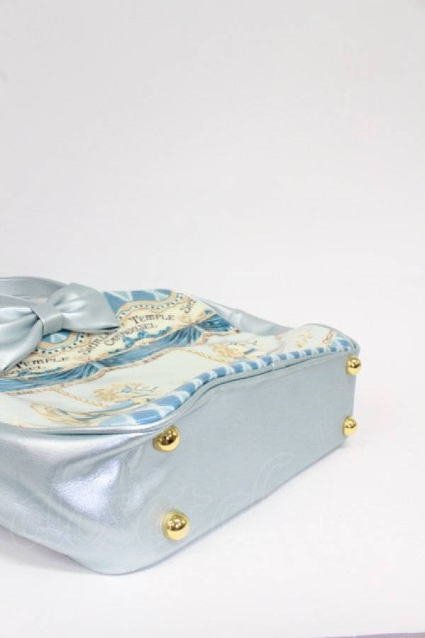 画像6: Shirley Temple / カルーセルハンドバッグ  サックス T-26-02-25-021-ET-BG-SA-ZT (6)