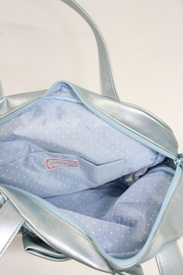 画像7: Shirley Temple / カルーセルハンドバッグ  サックス T-26-02-25-021-ET-BG-SA-ZT (7)