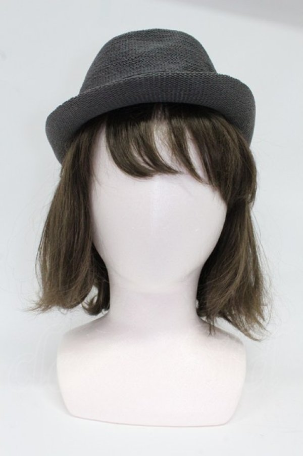 画像1: WORLD WIDE LOVE！(Rydia) / リボンハット  カーキＸ黒 T-26-02-25-025-PU-AC-SA-ZT (1)