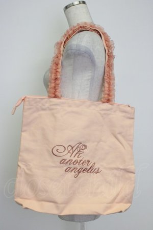 画像: Fi.n.t / ノベルティフリルハンドルトートバッグ  サーモンピンク T-26-02-25-004-CA-BG-IG-ZT