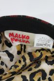 画像8: MALKOMALKA / タータンチェックハット  赤チェックＸ黒 T-26-02-25-026-PU-AC-SA-ZT (8)