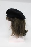 画像2: m petit by misako / AMモチーフリボンベレー帽 57.5cm クロ T-26-02-25-029-0-AC-OW-ZT (2)