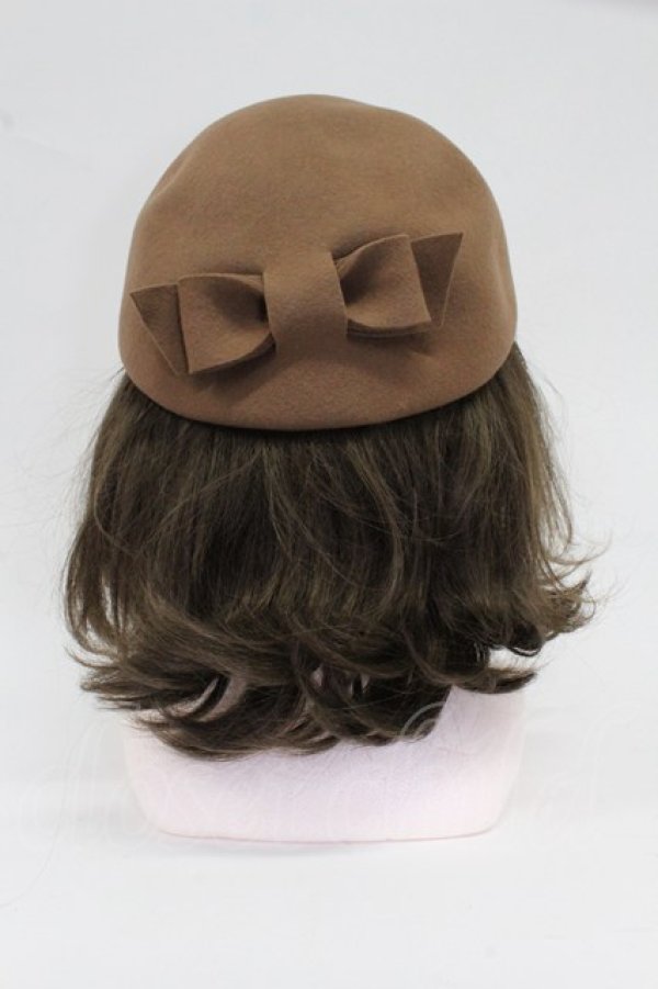 画像3: an another angelus / リボンデザインクラシカルベレー  ベージュ T-26-02-25-030-CA-AC-OW-ZT (3)