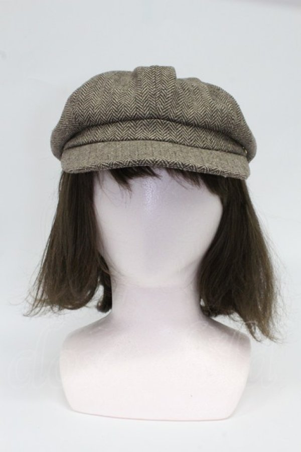 画像1: an another angelus / ノベルティオリジナルキャスケット  ブラウン T-26-02-25-031-CA-AC-OW-ZT (1)