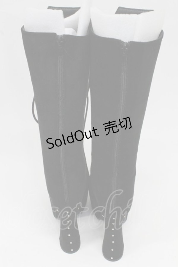 画像4: DimMoire / HeartCore編み上げブーツ M ブラック スウェード T-26-02-25-033-0-SH-IG-ZTK039 (4)