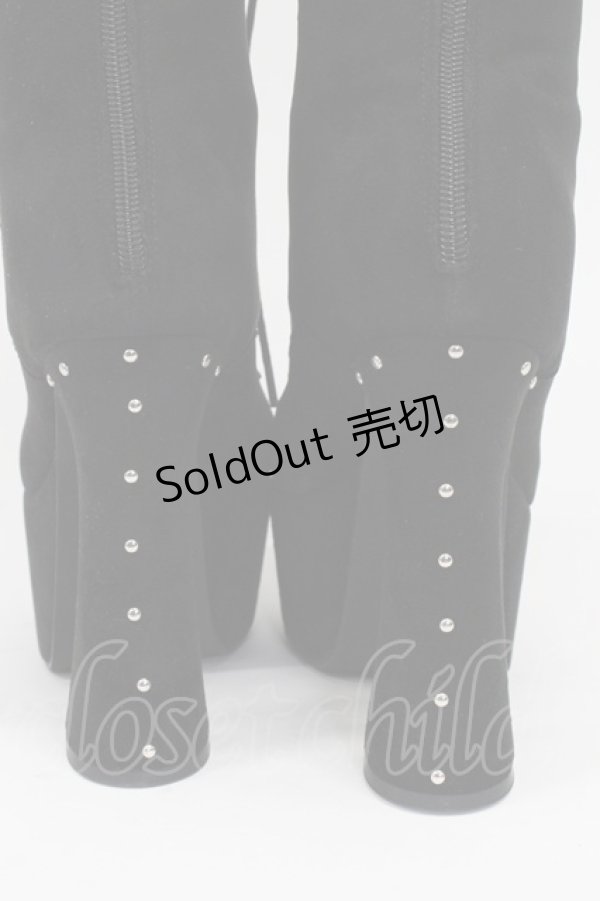 画像5: DimMoire / HeartCore編み上げブーツ M ブラック スウェード T-26-02-25-033-0-SH-IG-ZTK039 (5)