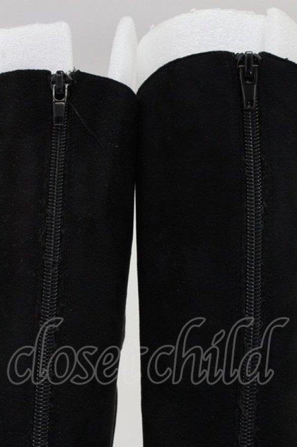 画像6: DimMoire / HeartCore編み上げブーツ M ブラック スウェード T-26-02-25-033-0-SH-IG-ZT (6)