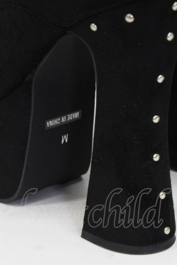 画像7: DimMoire / HeartCore編み上げブーツ M ブラック スウェード T-26-02-25-033-0-SH-IG-ZT (7)