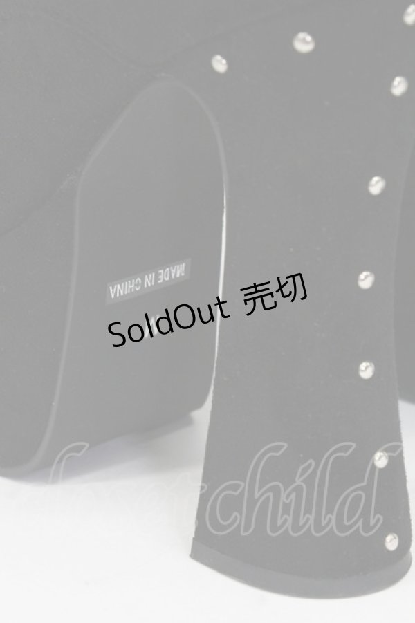 画像7: DimMoire / HeartCore編み上げブーツ M ブラック スウェード T-26-02-25-033-0-SH-IG-ZTK039 (7)