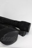 画像8: DimMoire / HeartCore編み上げブーツ M ブラック スウェード T-26-02-25-033-0-SH-IG-ZT (8)