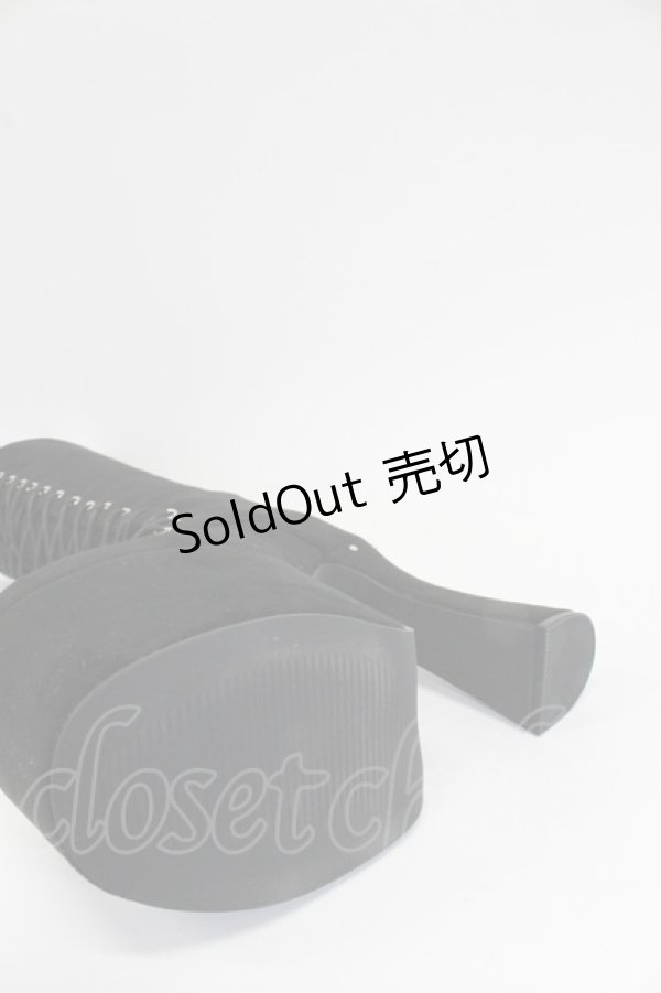 画像9: DimMoire / HeartCore編み上げブーツ M ブラック スウェード T-26-02-25-033-0-SH-IG-ZTK039 (9)