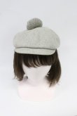 画像1: MILK / ポンポンキャスケット  グレー T-26-02-25-034-ML-ZA-SA-ZT (1)