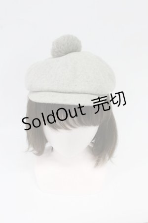 画像: MILK / ポンポンキャスケット  グレー T-26-02-25-034-ML-ZA-SA-ZT