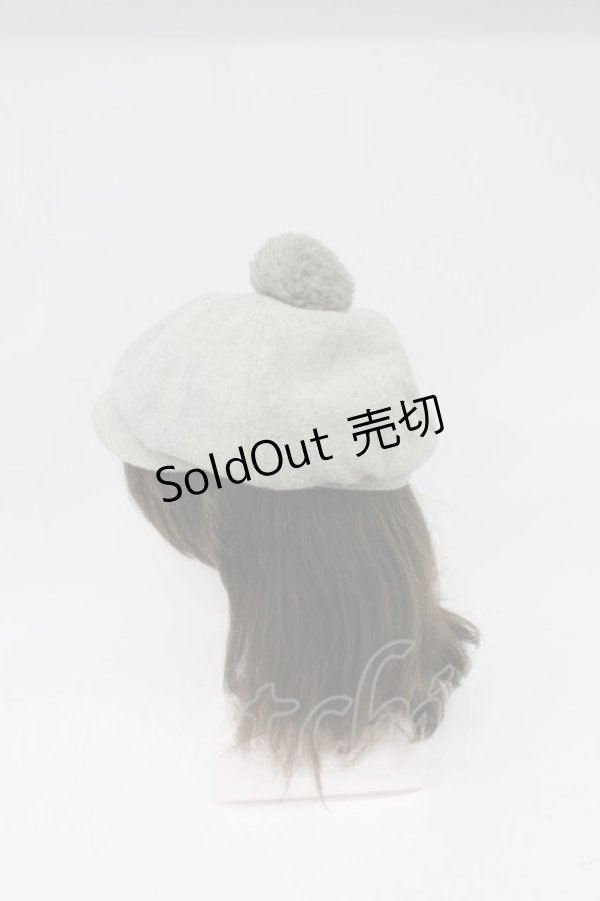 画像3: MILK / ポンポンキャスケット  グレー T-26-02-25-034-ML-ZA-SA-ZT (3)