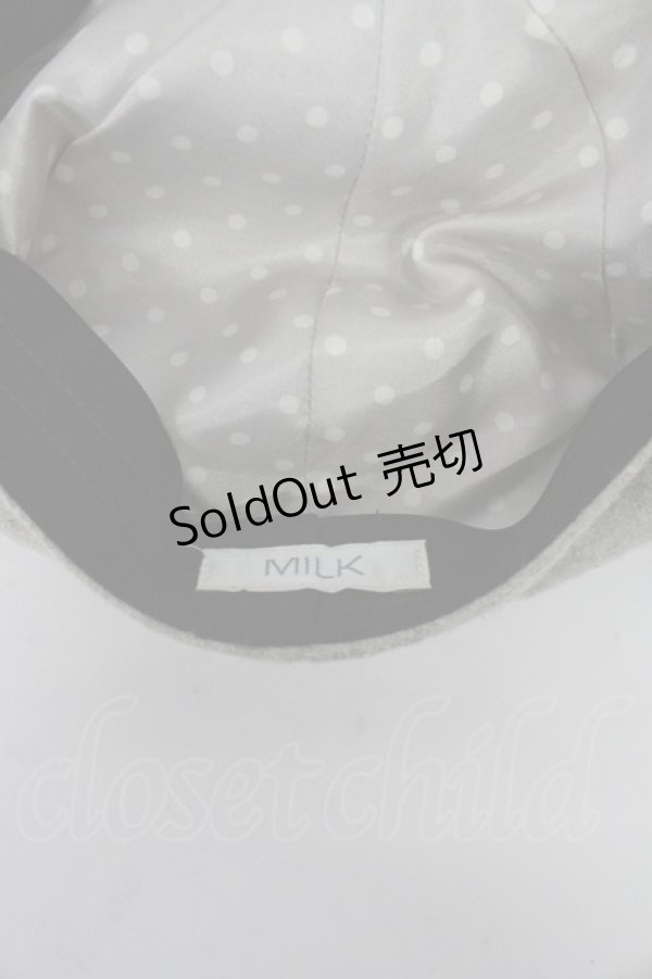 画像5: MILK / ポンポンキャスケット  グレー T-26-02-25-034-ML-ZA-SA-ZT (5)