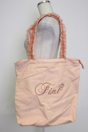 画像: Fi.n.t / ノベルティフリルハンドルトートバッグ  ピンク T-26-02-25-005-CA-BG-OW-ZT
