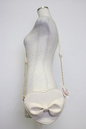 画像: m petit by misako / ハートポシェット  アイボリー T-26-02-25-007-0-BG-SA-ZT