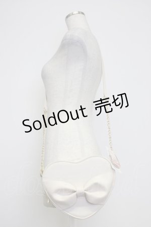 画像: m petit by misako / ハートポシェット  アイボリー T-26-02-25-007-0-BG-SA-ZTK038