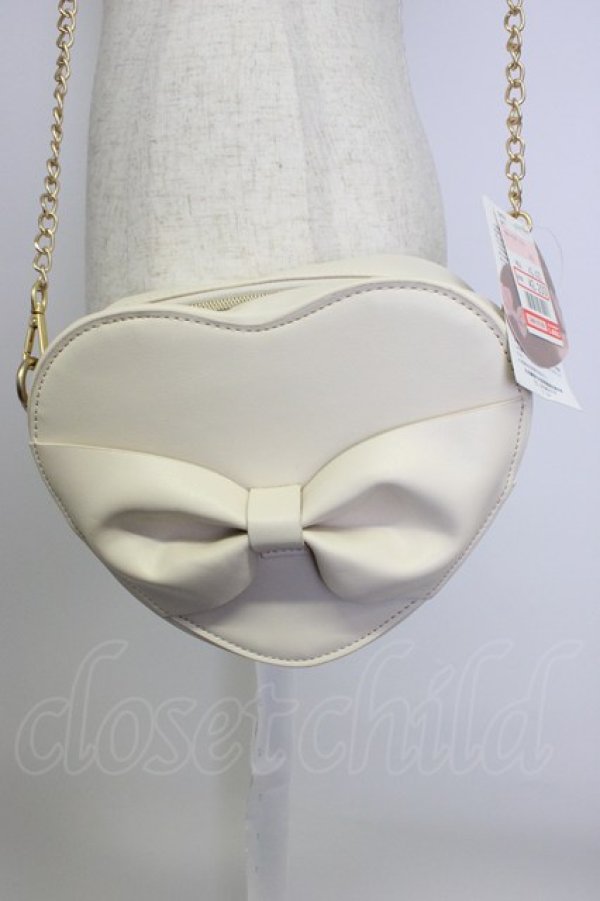 画像2: m petit by misako / ハートポシェット  アイボリー T-26-02-25-007-0-BG-SA-ZT (2)