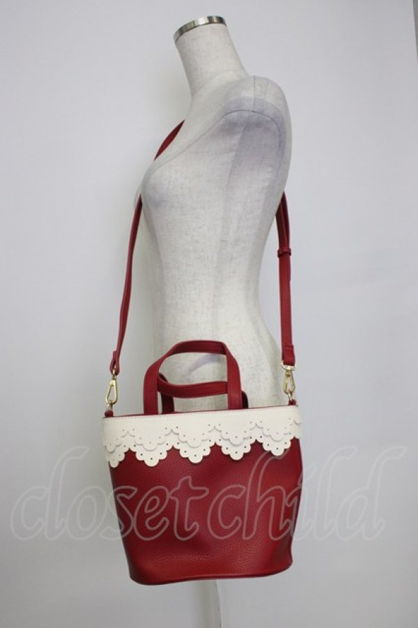 画像1: m petit by misako / TT*AMハイショクSC  赤Ｘ白 T-26-02-25-008-LO-BG-SA-ZT (1)