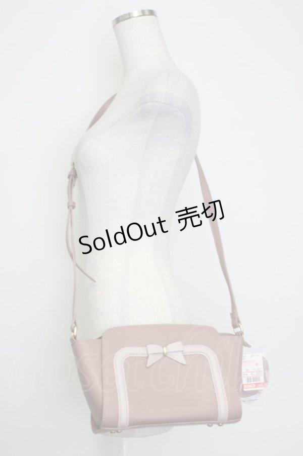 画像1: m petit by misako / AMリボンヨコショルダーバッグ  ピンク T-26-02-25-009-LO-BG-SA-ZT (1)