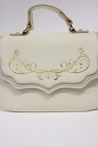 画像2: Elegant Simple Bronzing / Printed Envelopeバッグ  アイボリー T-26-02-25-010-PU-BG-SA-ZT (2)