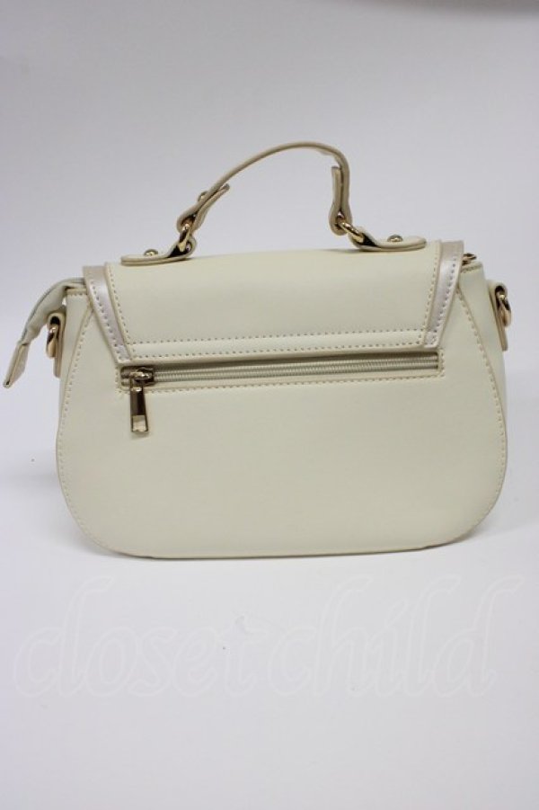 画像3: Elegant Simple Bronzing / Printed Envelopeバッグ  アイボリー T-26-02-25-010-PU-BG-SA-ZT (3)