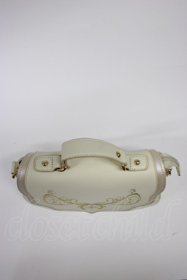 画像5: Elegant Simple Bronzing / Printed Envelopeバッグ  アイボリー T-26-02-25-010-PU-BG-SA-ZT (5)