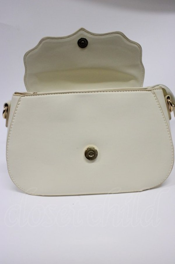 画像6: Elegant Simple Bronzing / Printed Envelopeバッグ  アイボリー T-26-02-25-010-PU-BG-SA-ZT (6)