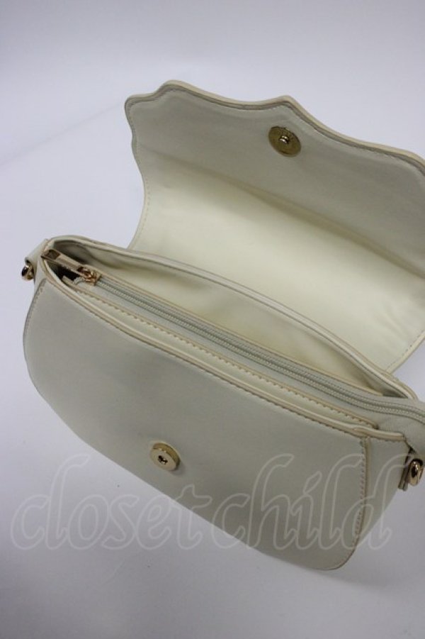 画像7: Elegant Simple Bronzing / Printed Envelopeバッグ  アイボリー T-26-02-25-010-PU-BG-SA-ZT (7)