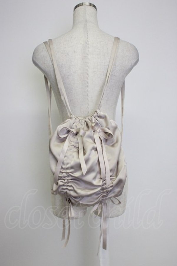 画像1: Fi.n.t / ドロストリボンナップサック  公式色展開ピンク T-26-02-25-002-CA-BG-IG-ZT (1)