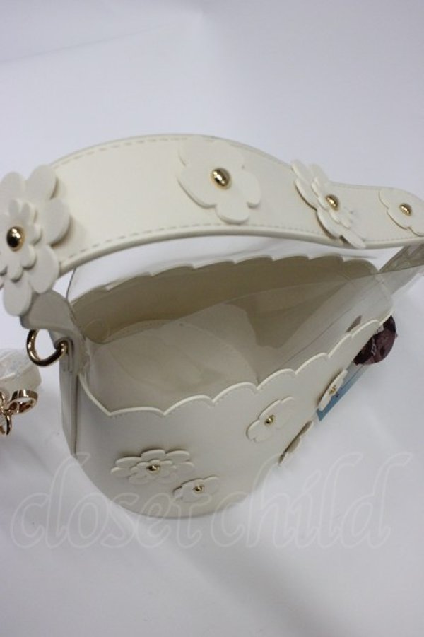 画像6: Hudson Honey / TT*makiフラワーバケツバッグ  濃白 T-26-02-25-011-PU-BG-SA-ZT (6)