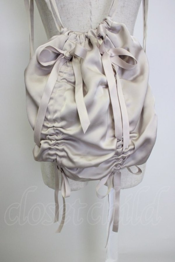 画像2: Fi.n.t / ドロストリボンナップサック  公式色展開ピンク T-26-02-25-002-CA-BG-IG-ZT (2)