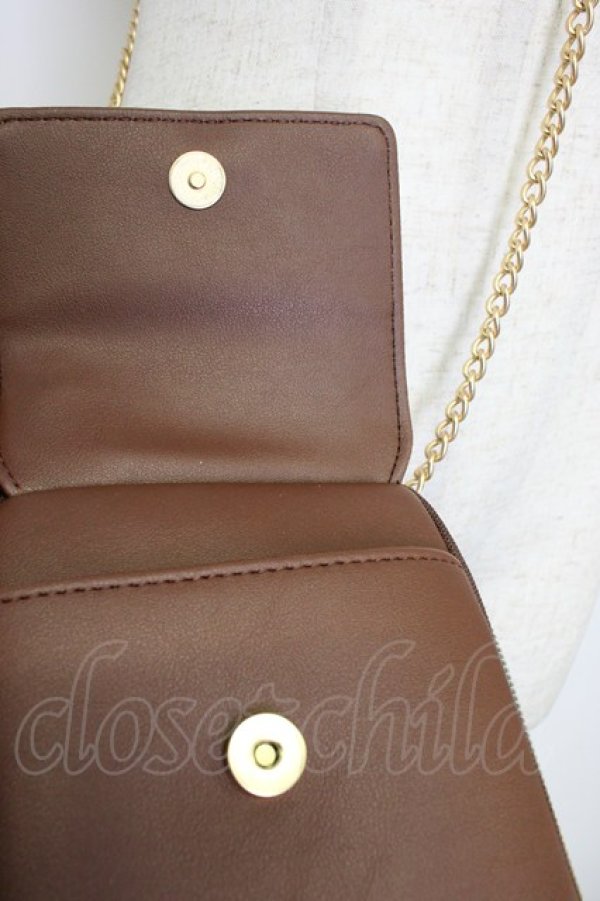 画像7: m petit by misako / NINA′Sスマホショルダーバッグ  ブラウン T-26-02-25-014-LO-BG-OW-ZT (7)