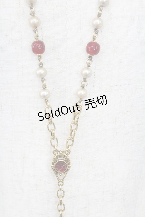 画像4: PINK HOUSE / ビーズ使いロザリオネックレス  ゴールド T-26-02-26-027-LO-AC-OW-ZT (4)