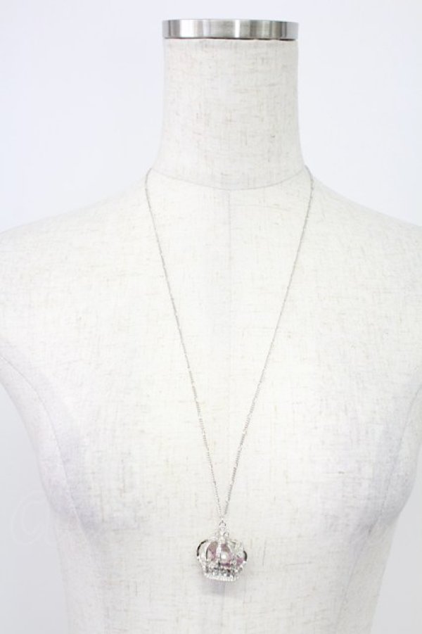 画像3: axes femme / クラウンＸ蝶々ネックレス  シルバー T-26-02-26-028-AX-AC-SA-ZT (3)