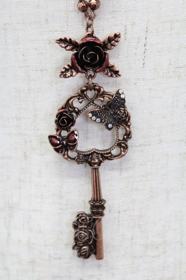 画像3: axes femme / ガーデン鍵ネックレス  ブロンズ T-26-02-26-031-AX-AC-SA-ZT (3)