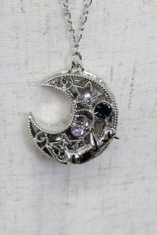 画像3: axes femme / ムーンＸアニマルネックレス  シルバー T-26-02-26-032-AX-AC-SA-ZT (3)